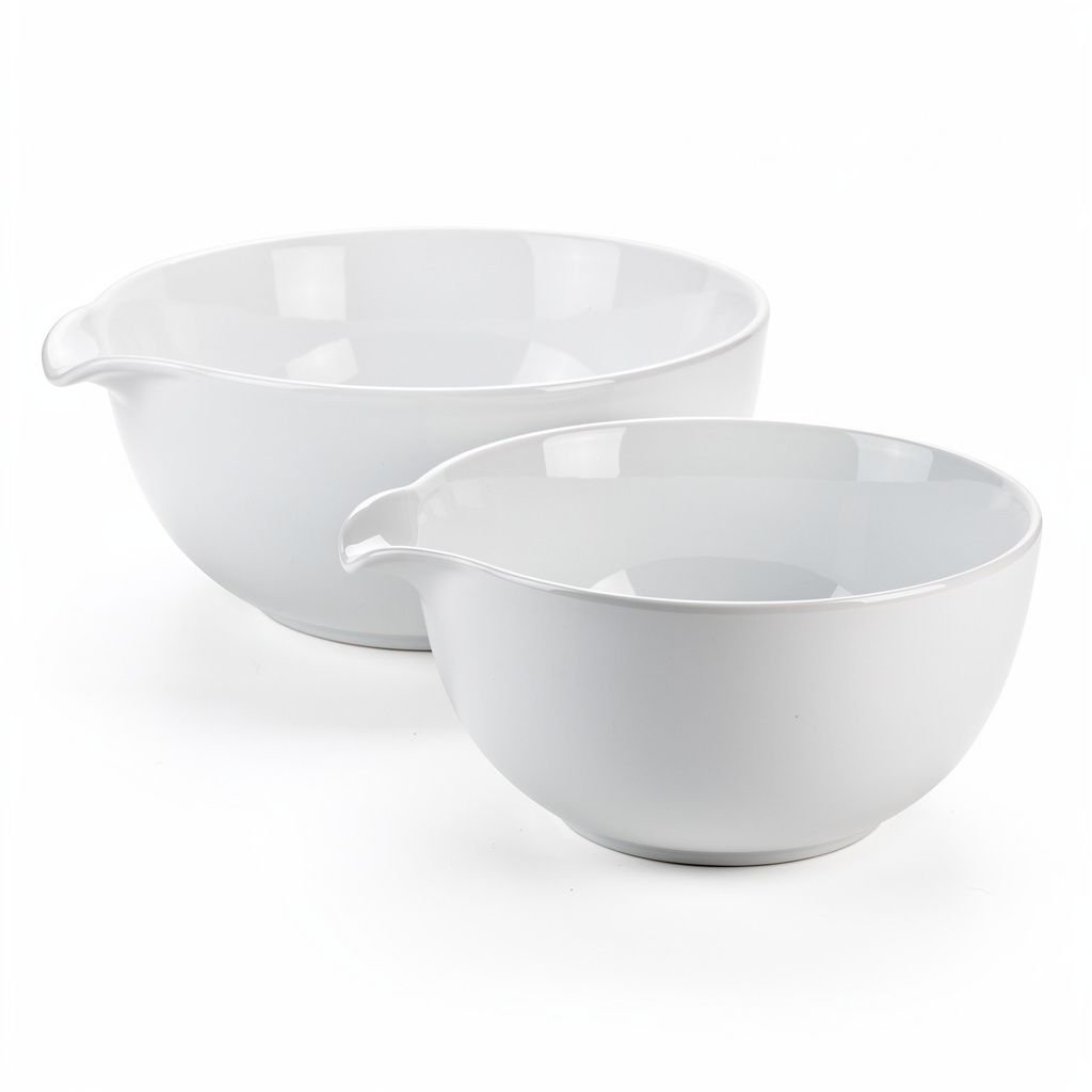 Nested Ceramic Mixing Bowl Set