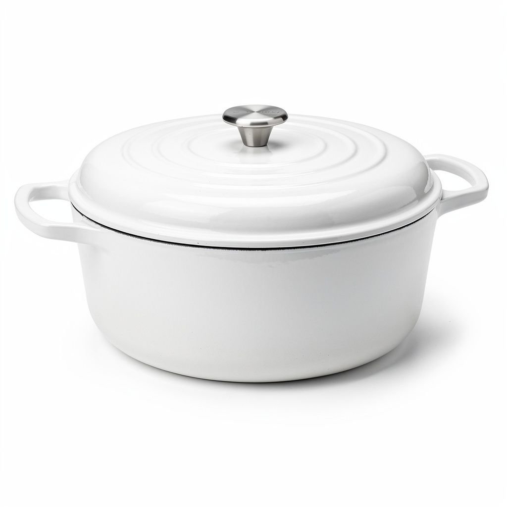 Enameled Cast Iron Dutch Oven, 6 Quart