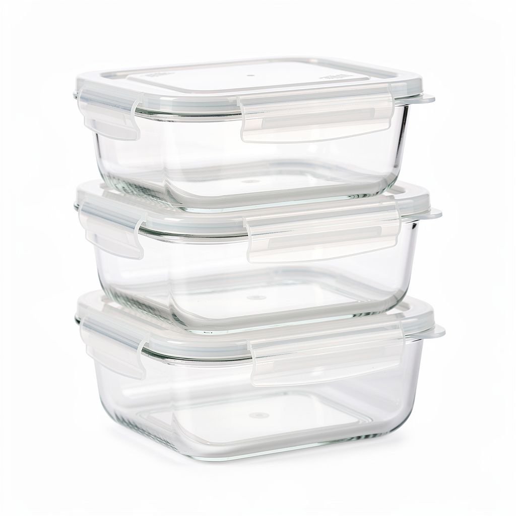 ClearPrep Glass Meal Containers, 5-Piece Set