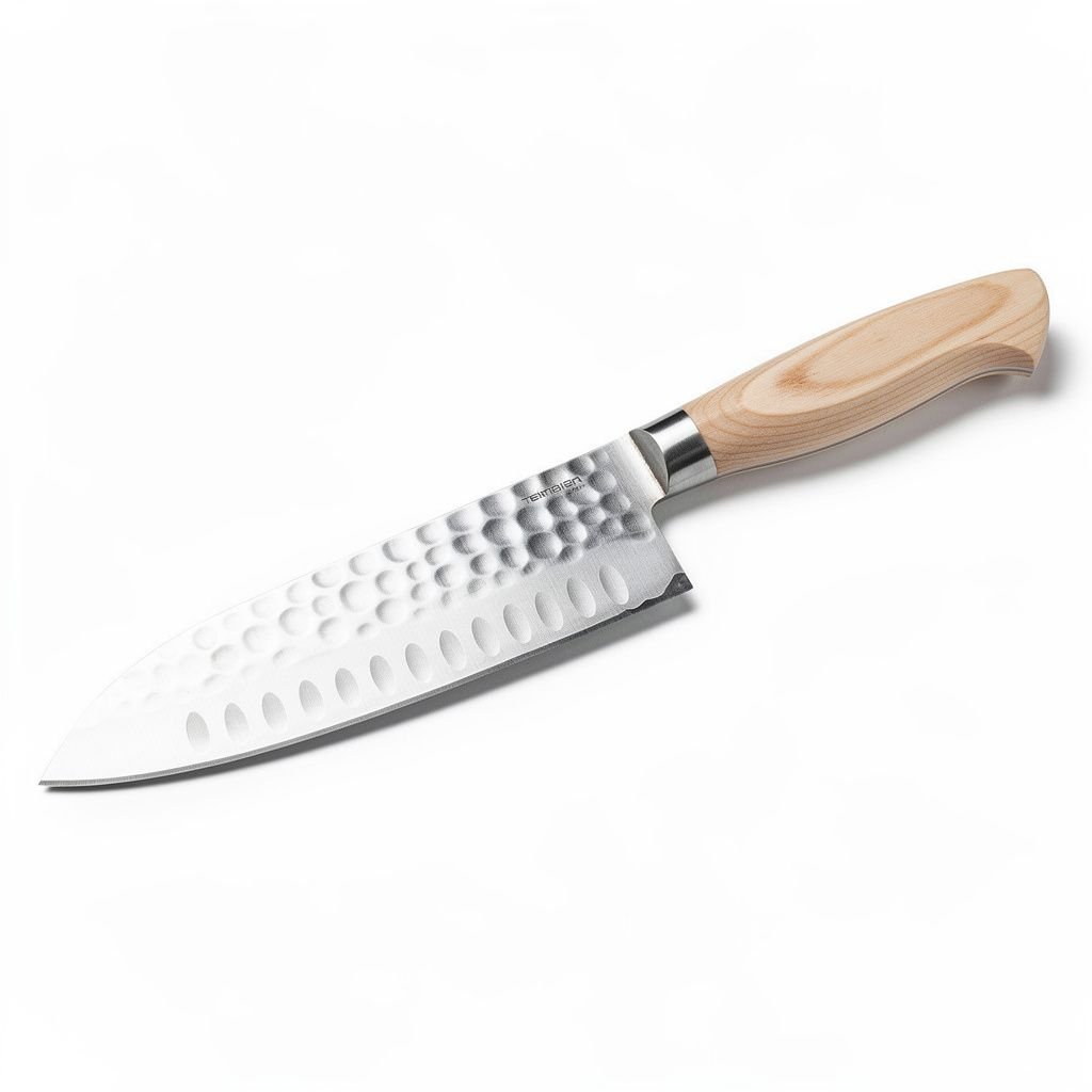 Hammered Santoku Knife