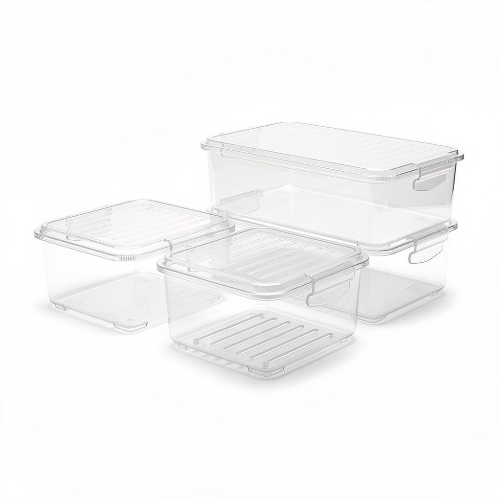 FreshKeep Produce Storage Bins, Set of 3