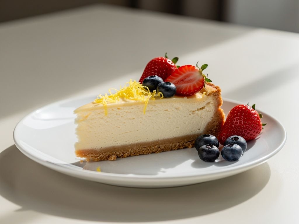 Baked New York Cheesecake