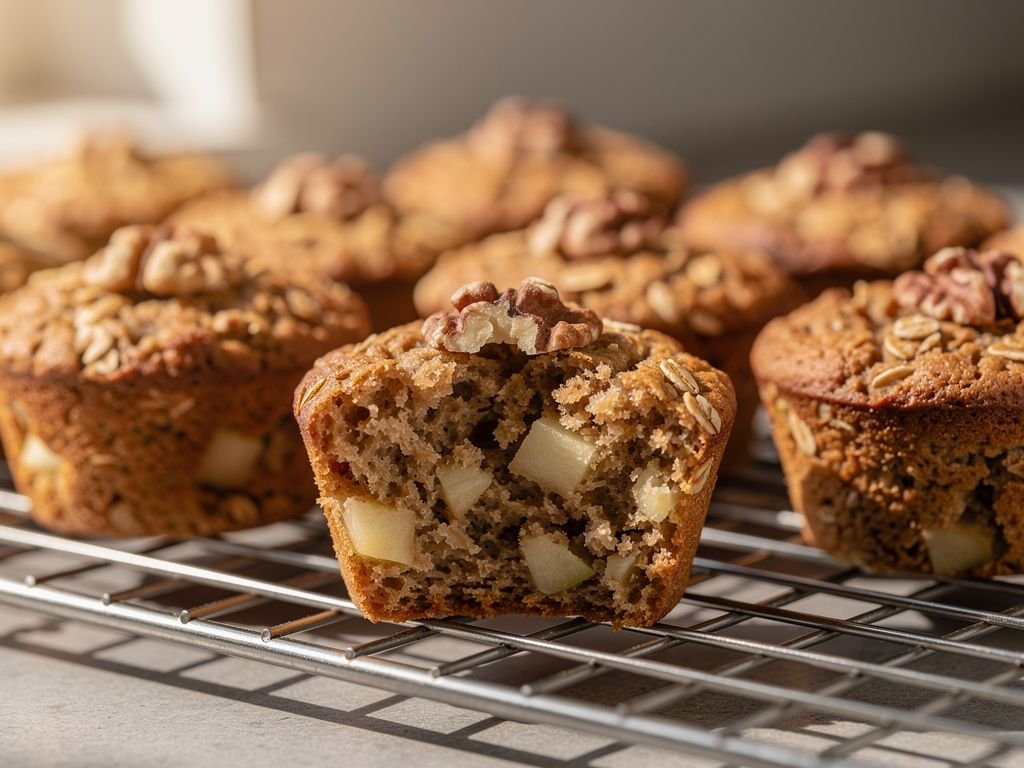 Baked Oatmeal Cups with Apple and Cinnamon