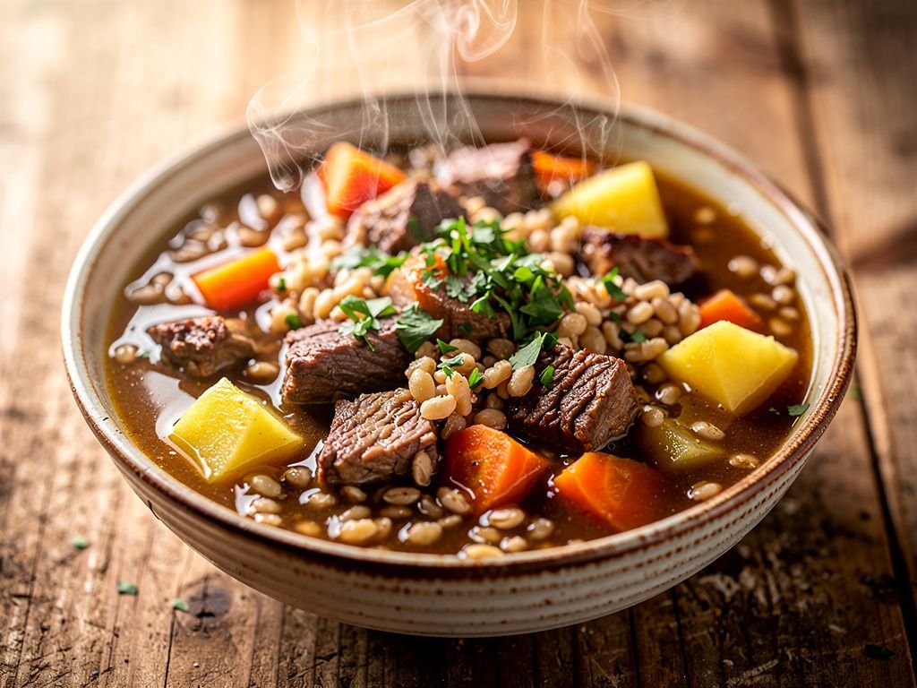 Beef and Barley Vegetable Stew
