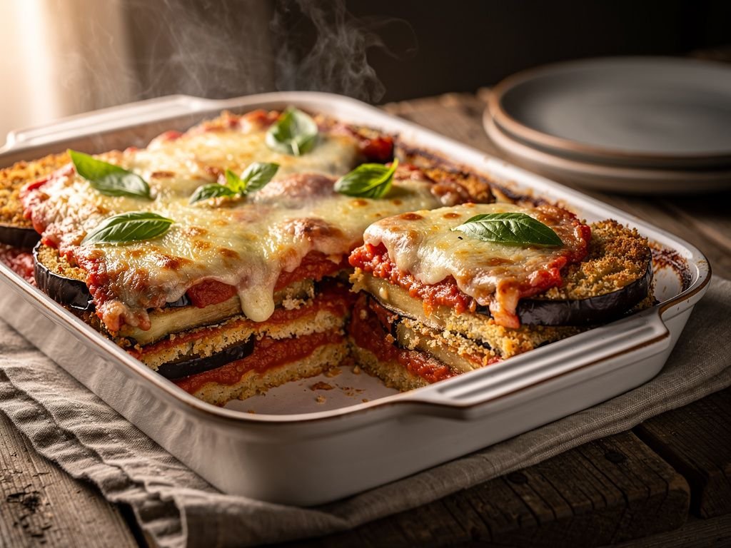 Classic Baked Eggplant Parmesan