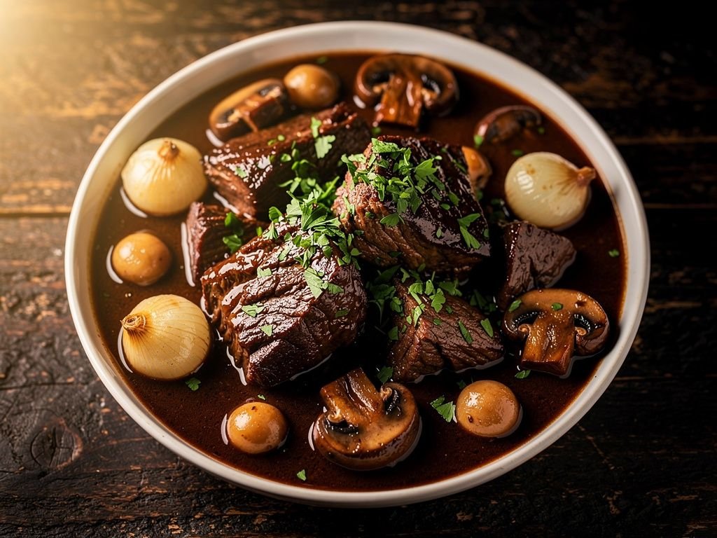 Classic Beef Bourguignon-Style Stew