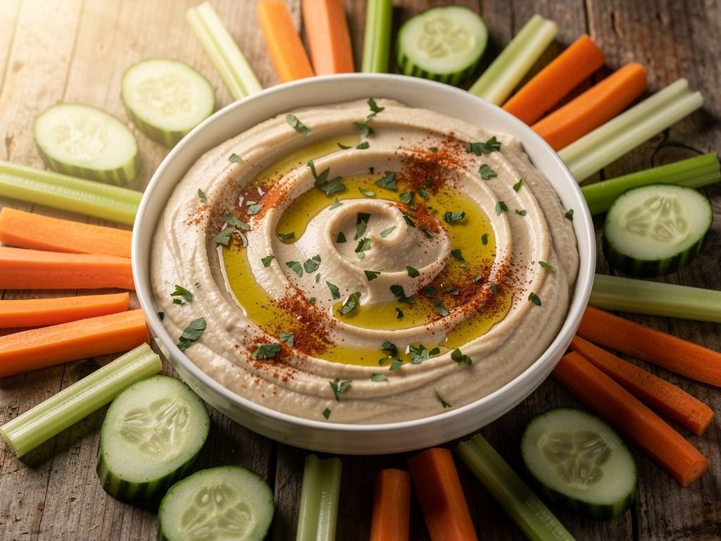 Creamy White Bean and Roasted Garlic Dip