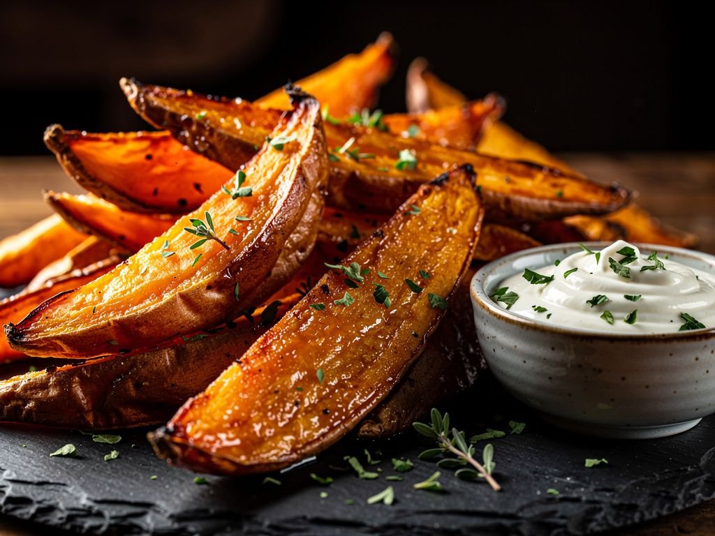 Crispy Air Fryer Sweet Potato Wedges