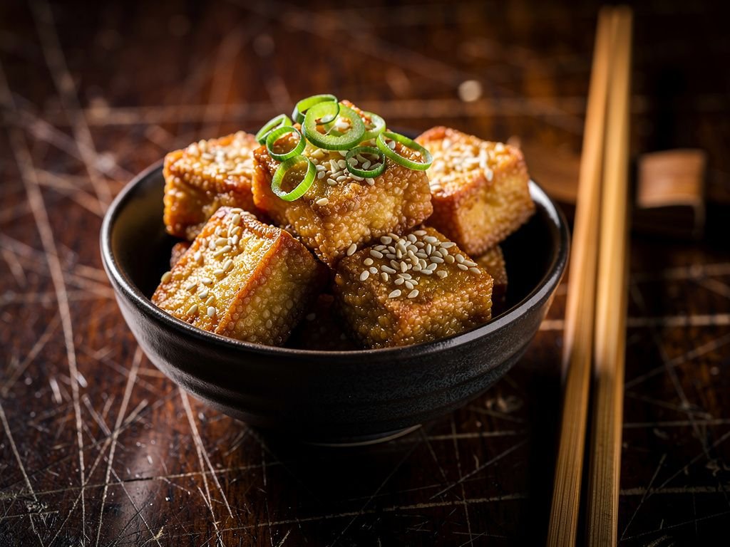 Crispy Air Fryer Tofu Bites