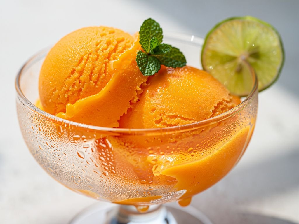 Fresh Mango Sorbet