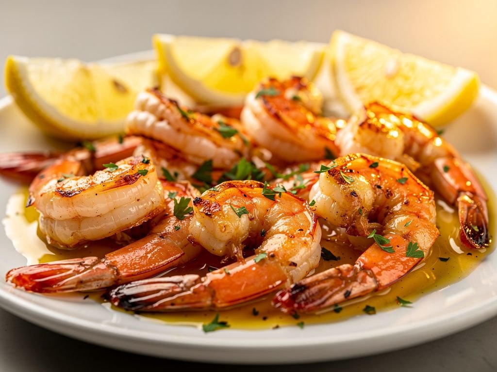Garlic Butter Air Fryer Shrimp