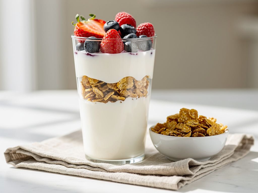 Homemade Granola and Yogurt Parfait
