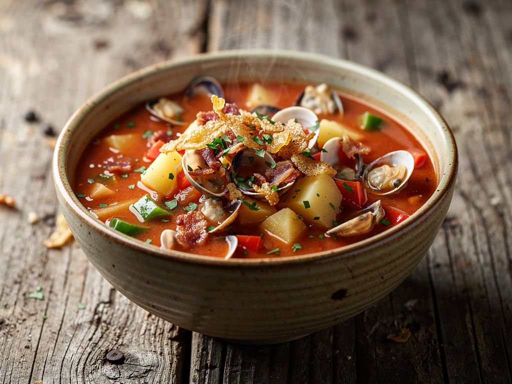 Manhattan-Style Clam Chowder
