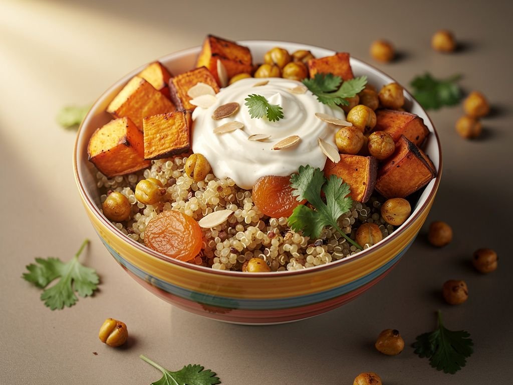 Moroccan Spiced Quinoa Bowl