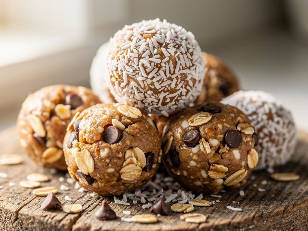 No-Bake Almond Date Energy Bites