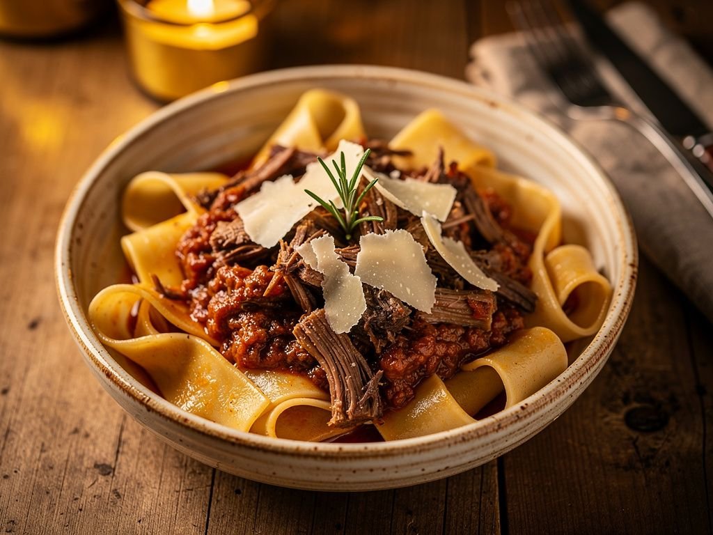 Pappardelle with Braised Short Rib Ragu