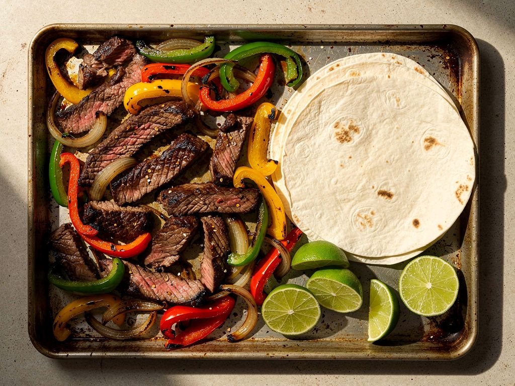 Sheet-Pan Steak Fajitas