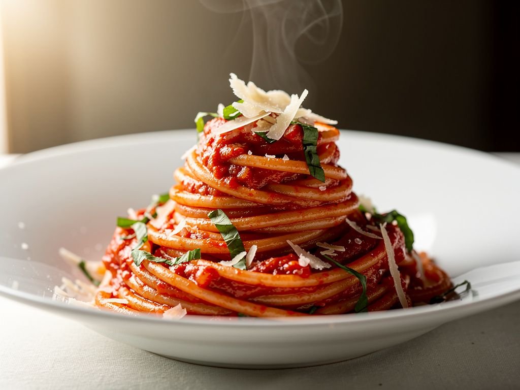 Spaghetti with Simple Marinara