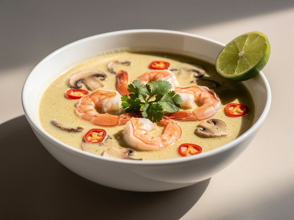Thai Coconut Curry Shrimp Soup