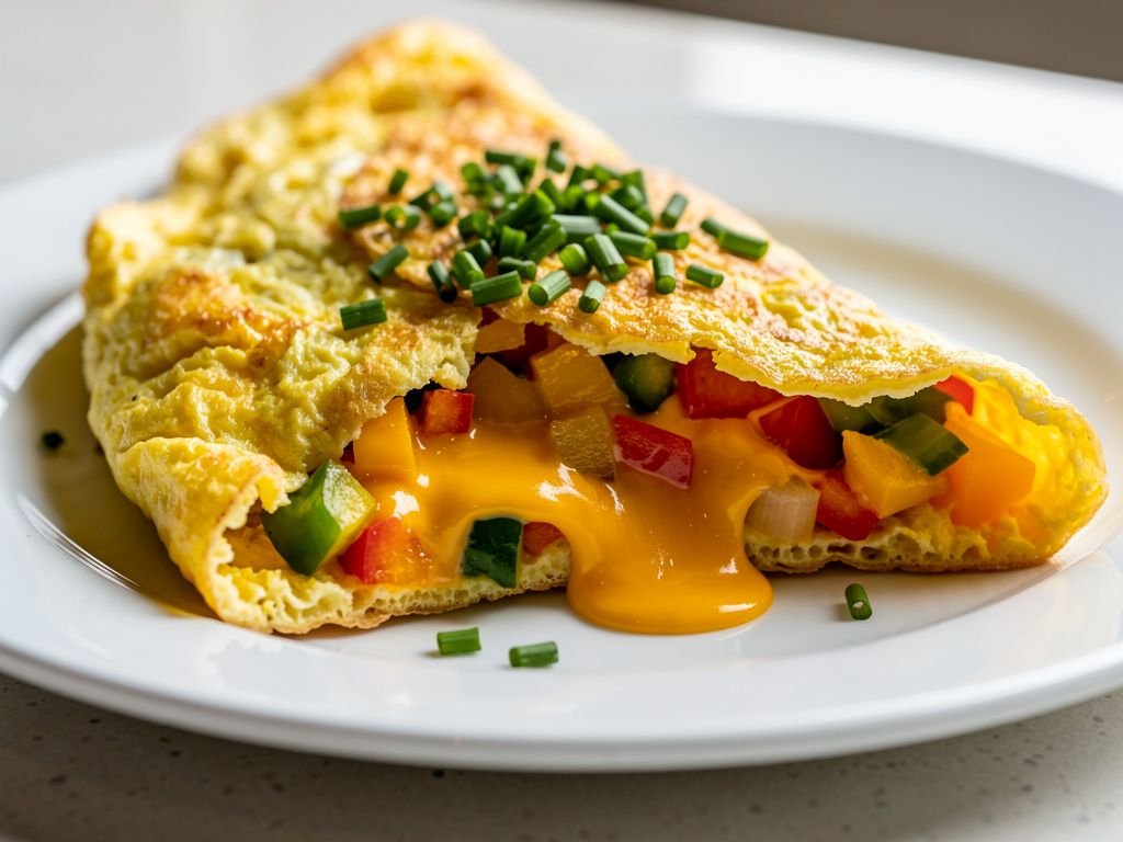 Veggie-Loaded Denver Omelet